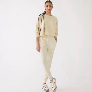 J. Crew Magic Rinse Relaxed Jogger Pant in Natural